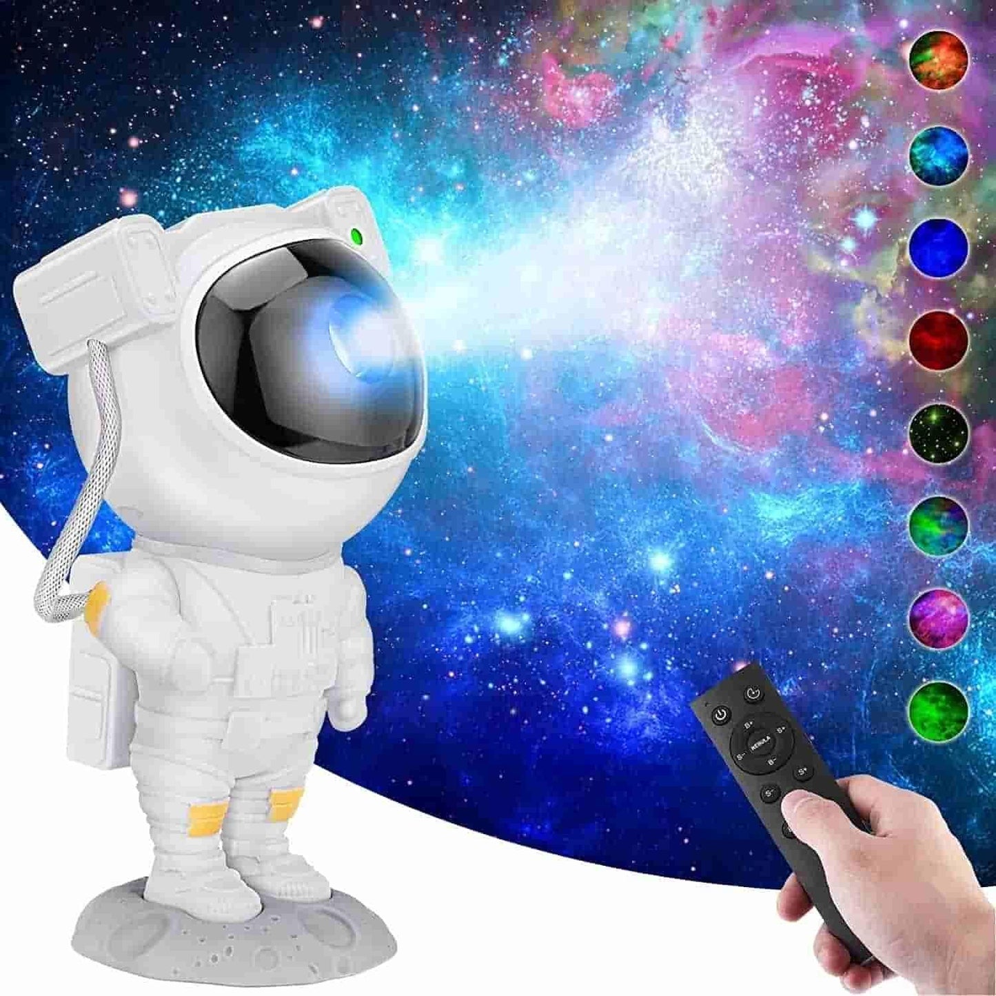Astronaut Galaxy Projector by Tresso - 360 Magnetic Head Rotation, Remote Control