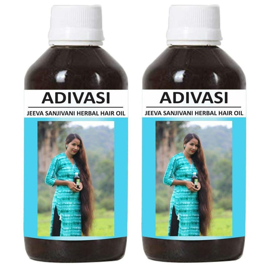 Adivasi Herbal Hair Oil – Traditional Care and Natural Solution for Hair Fall & Growth