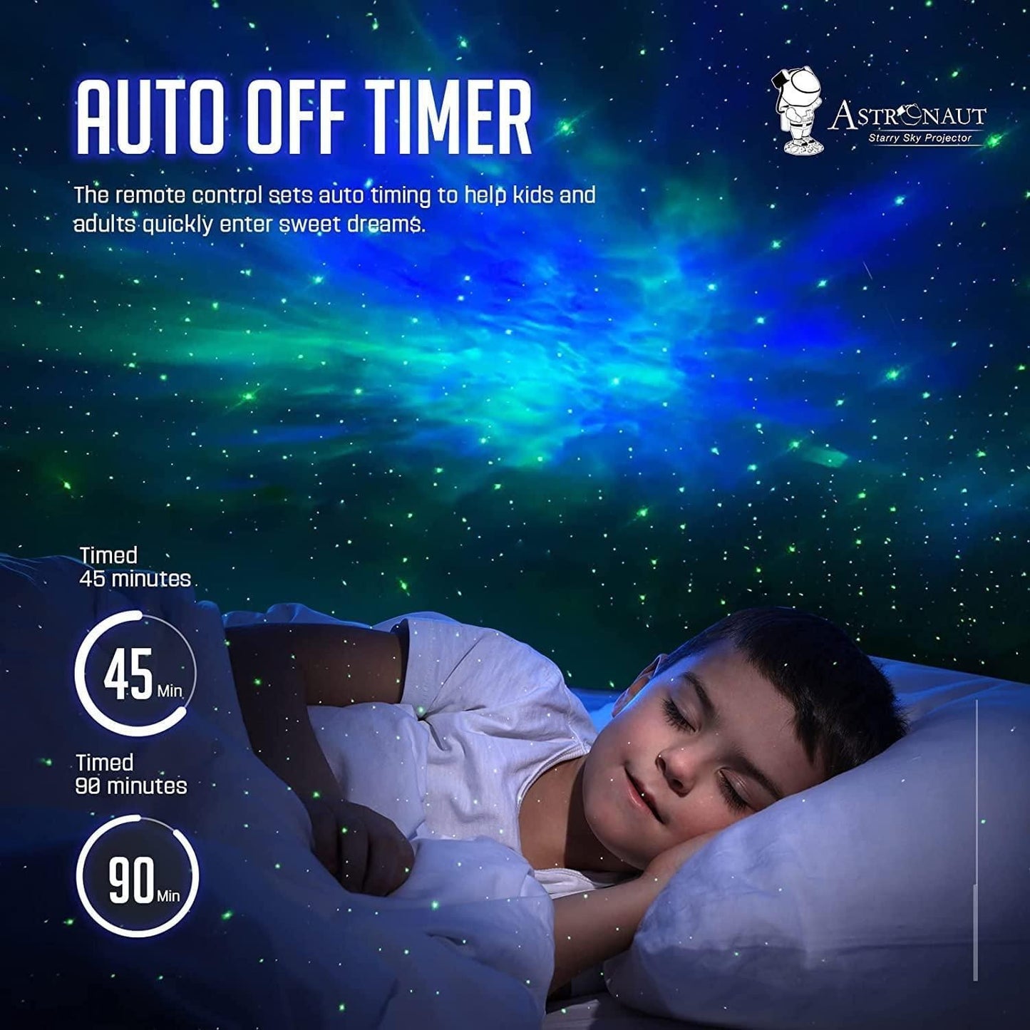 Astronaut Galaxy Projector by Tresso - 360 Magnetic Head Rotation, Remote Control