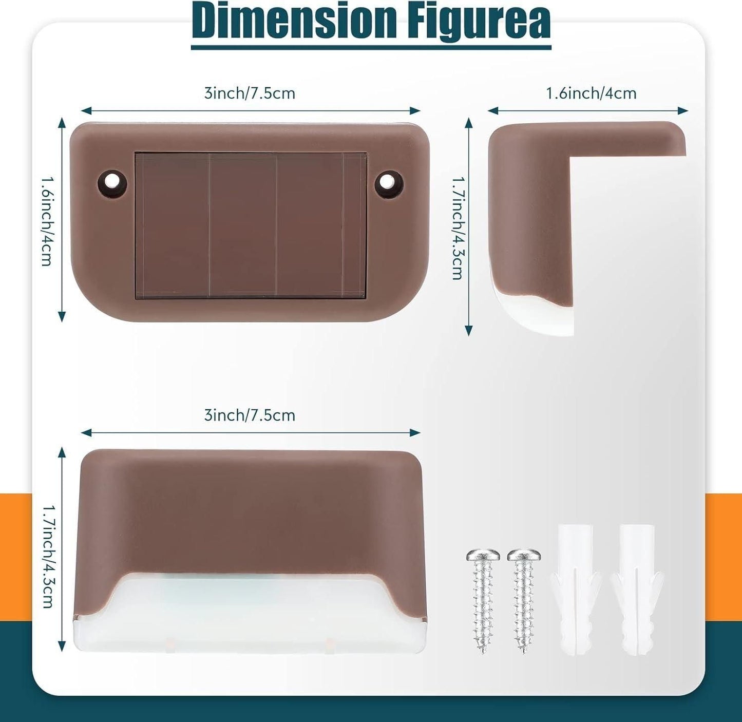 Solar Deck Lights Outdoor by Tresso